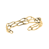 Gold Slender Cactus Cuff Bracelet