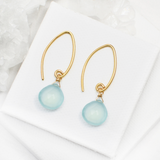 Ella Gold Gemstone Earrings