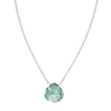 Ella Silver Gemstone Necklace