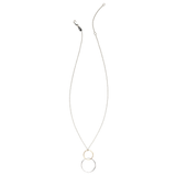Cynthia Gold & Silver Large Linked Dangle Necklace