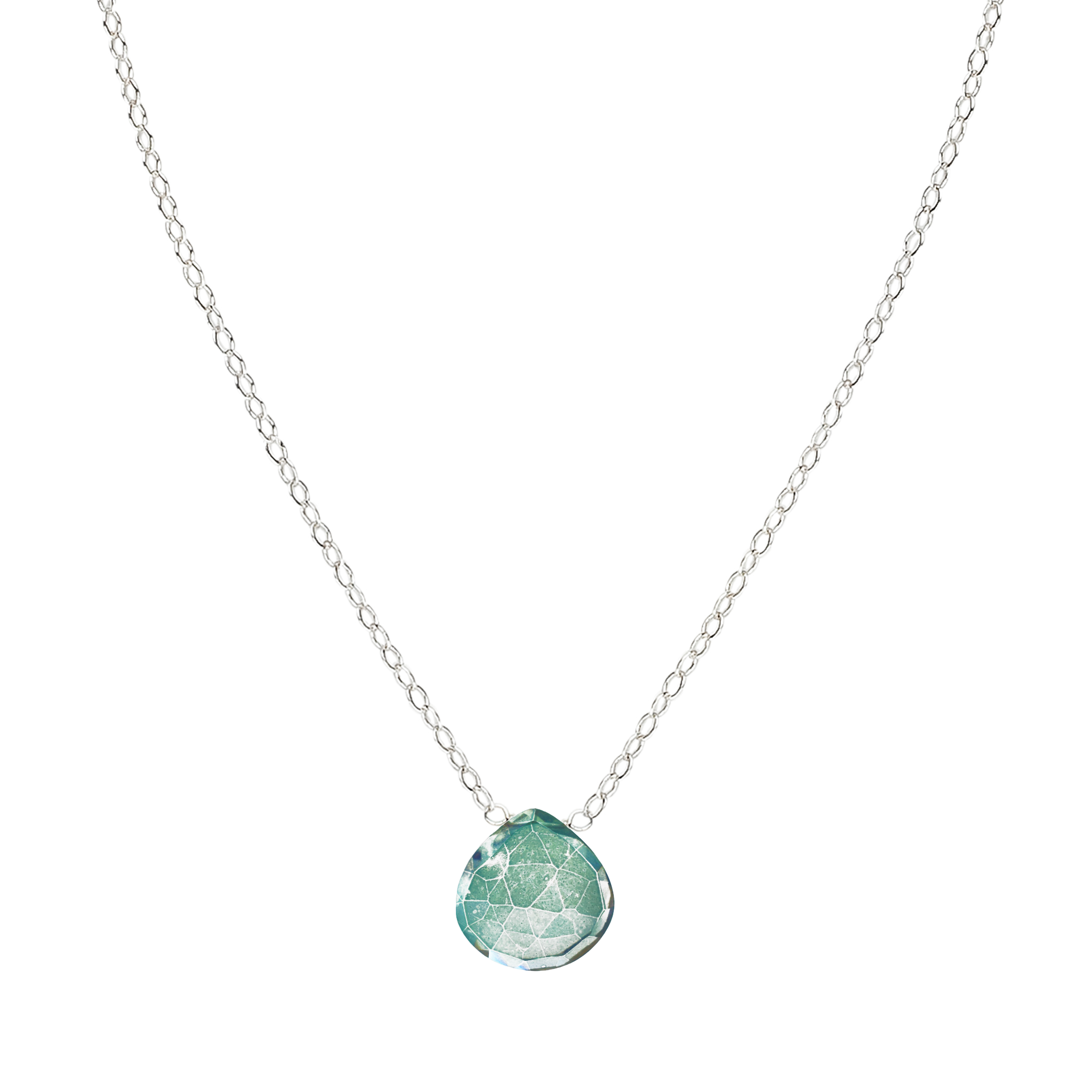 Ella Silver Mini Gemstone Necklace